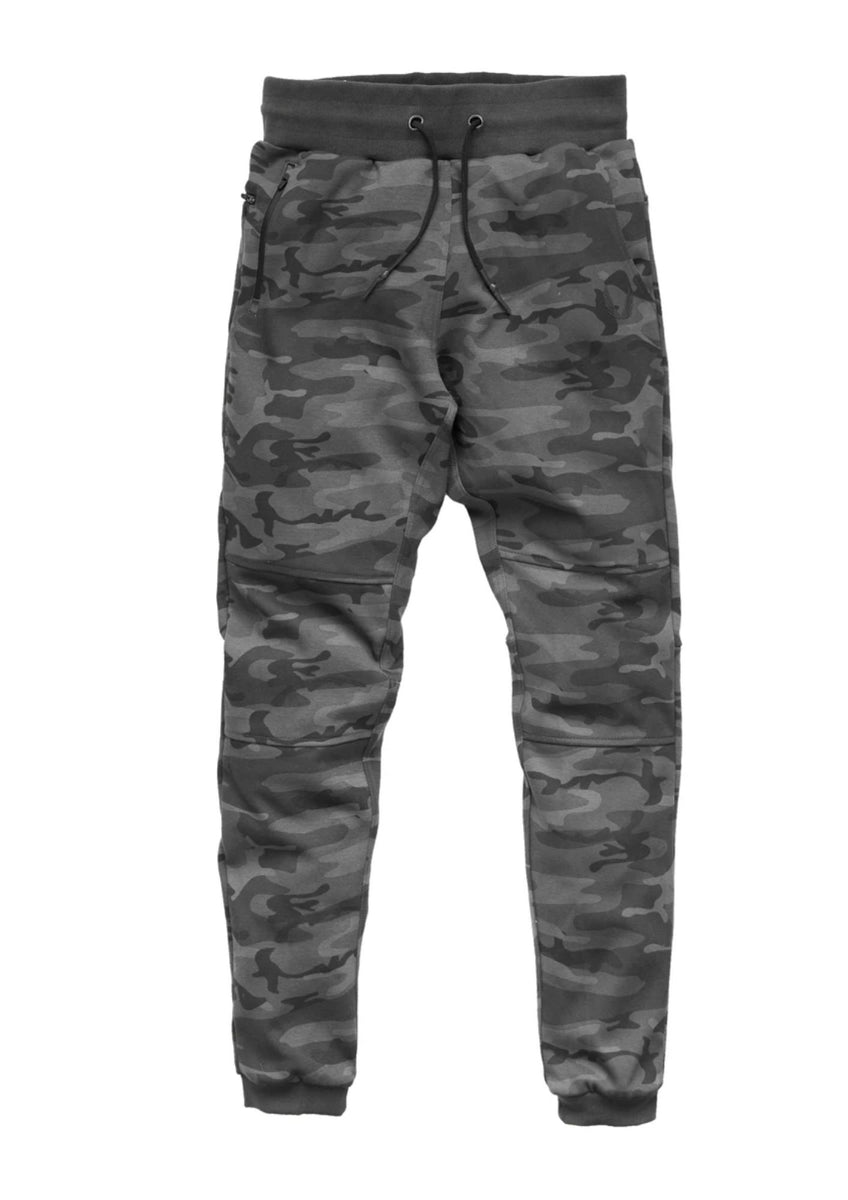 Pants de entrenamiento cargo - Camuflaje negro – XCV