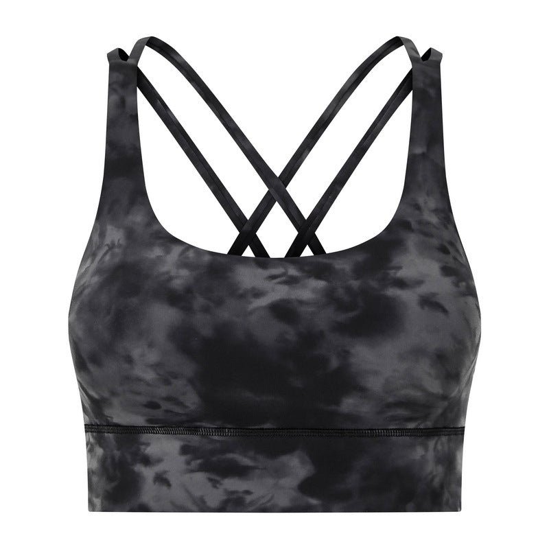 TOP DEPORTIVO TIE DYE  | BLACK