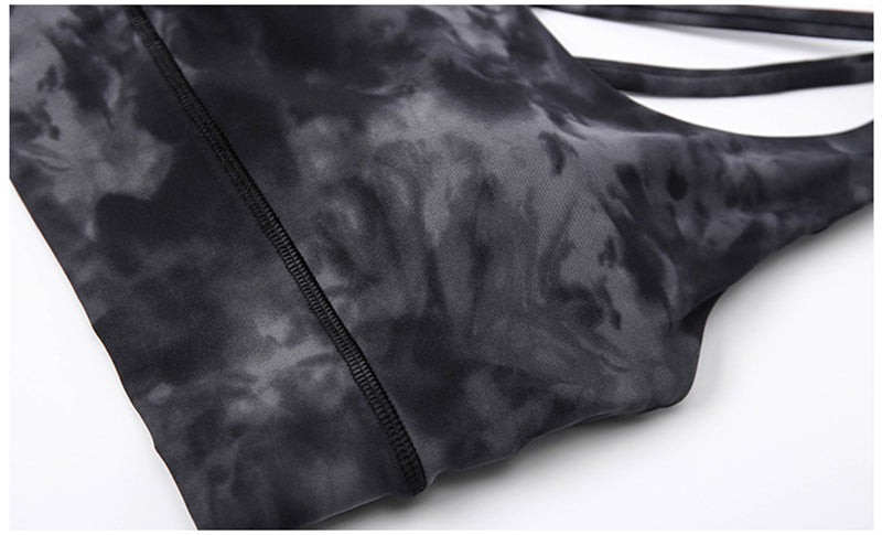 TOP DEPORTIVO TIE DYE  | BLACK