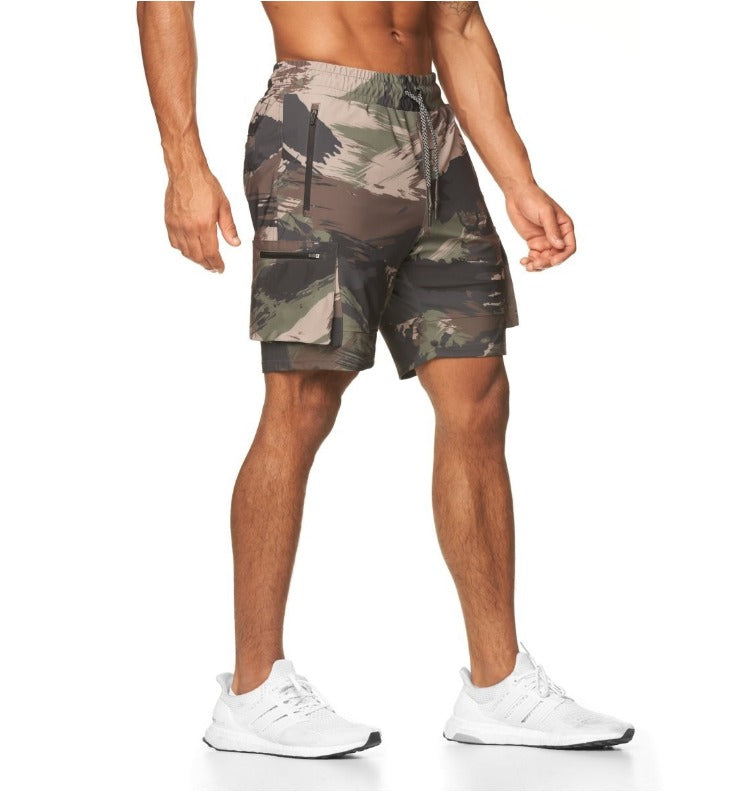 Short Deportivo de Hombre con Licra Perforada